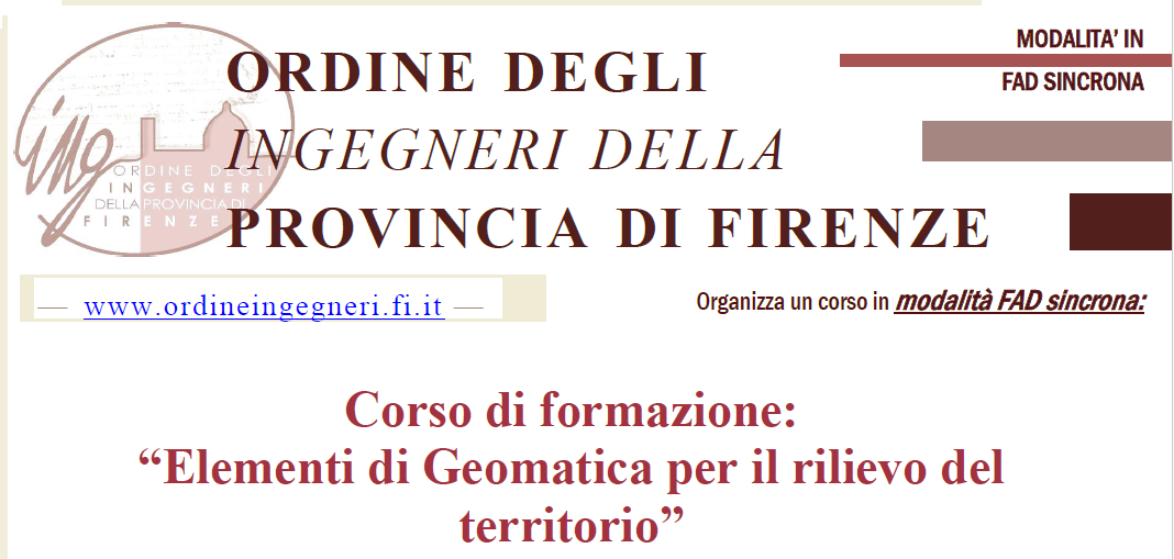 Elementi di geomatica per il rilievo del territorio