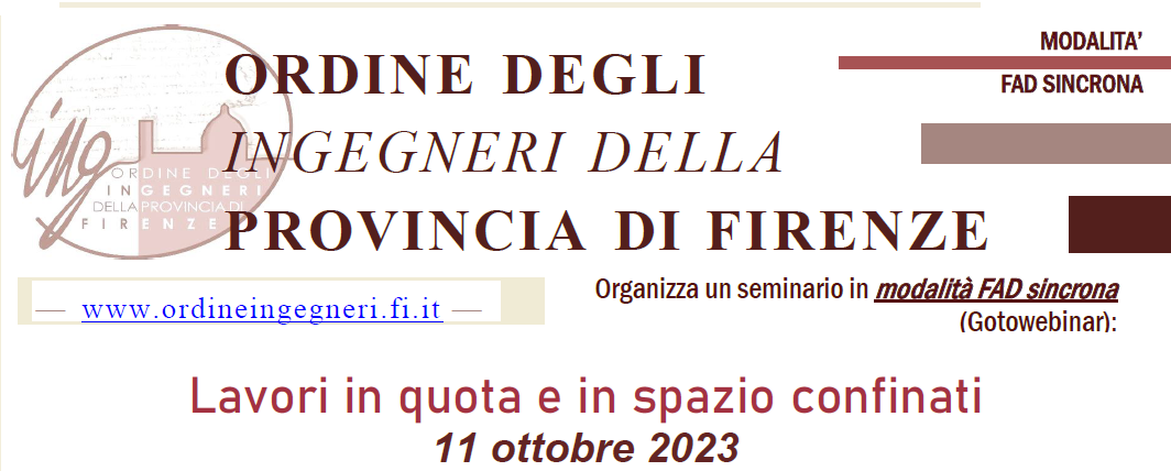 Lavori in quota e in spazi confinati