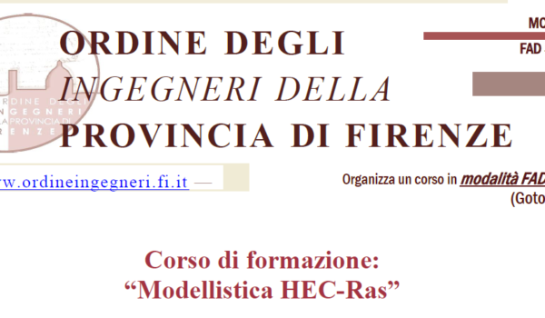 immagine accompagnamento corso 2023 modellistica hec-ras