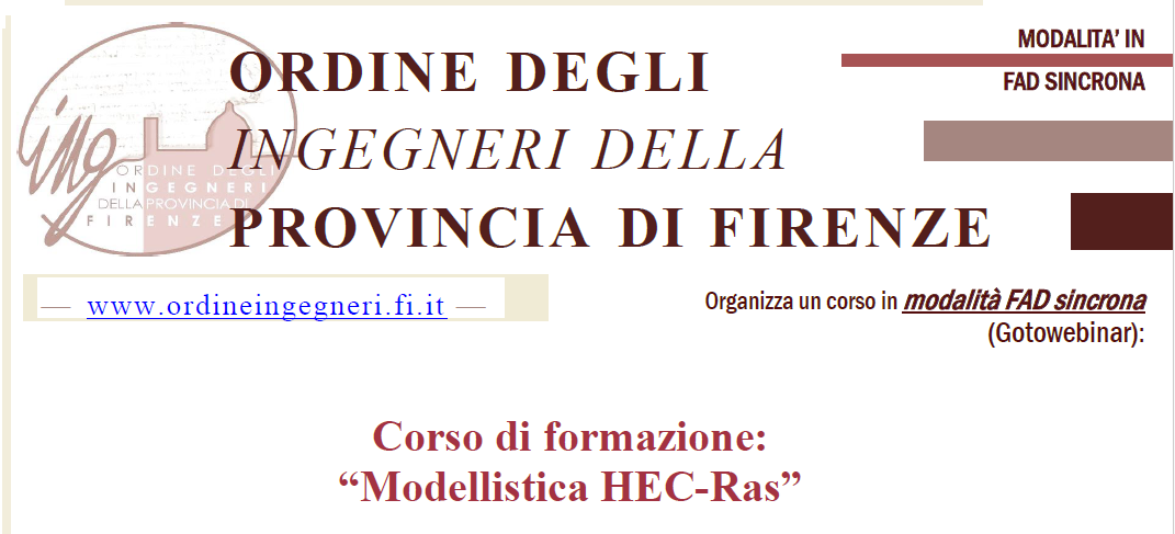 Corso di formazione: “Modellistica HEC-Ras”